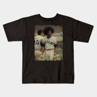 Oscar Gamble in Cleveland Guardians Kids T-Shirt